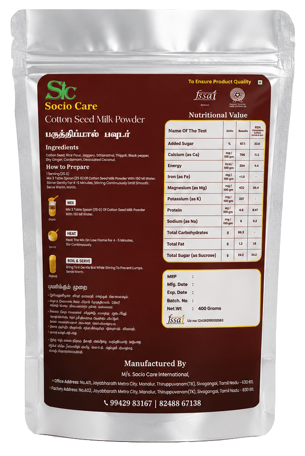 Paruthi Paal Powder Benefits in Sivagangai